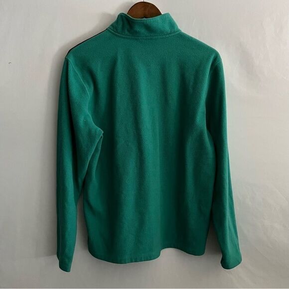 Women's The North Face Turquoise & Black Fleece 1/4 Zip Pullover Jacket - Picture 8 of 8